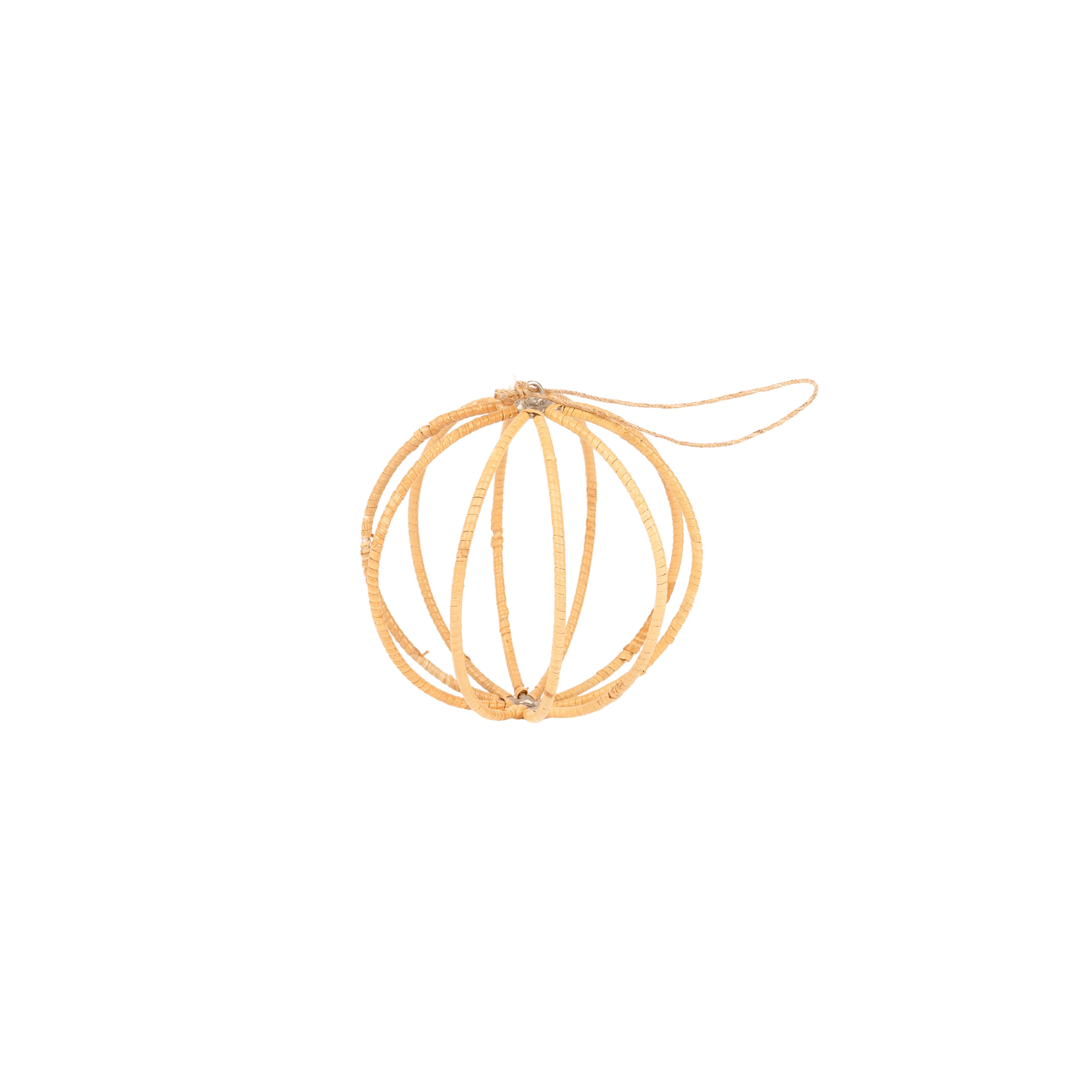Metal & Rattan Bauble