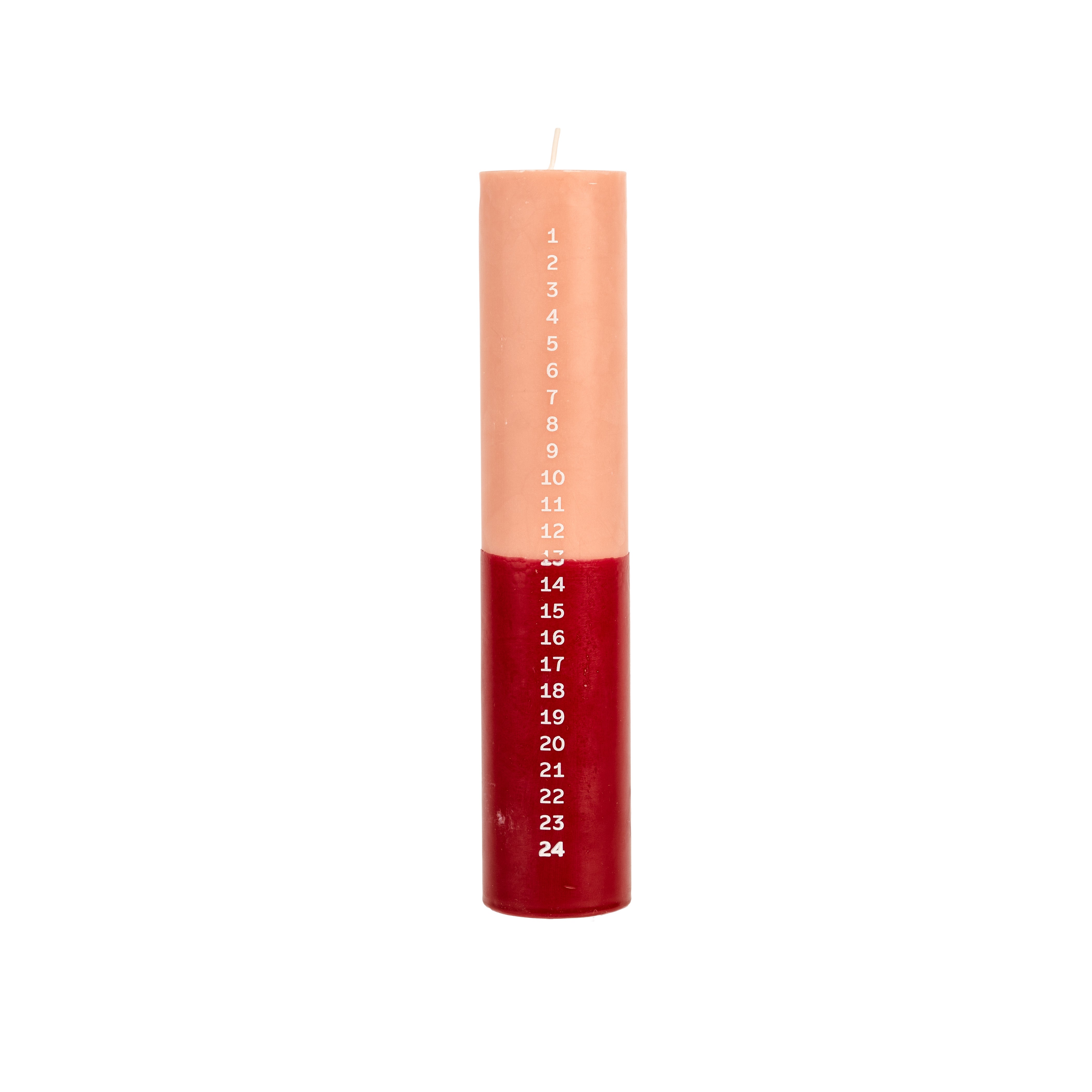 Advent Calendar Candle - Red