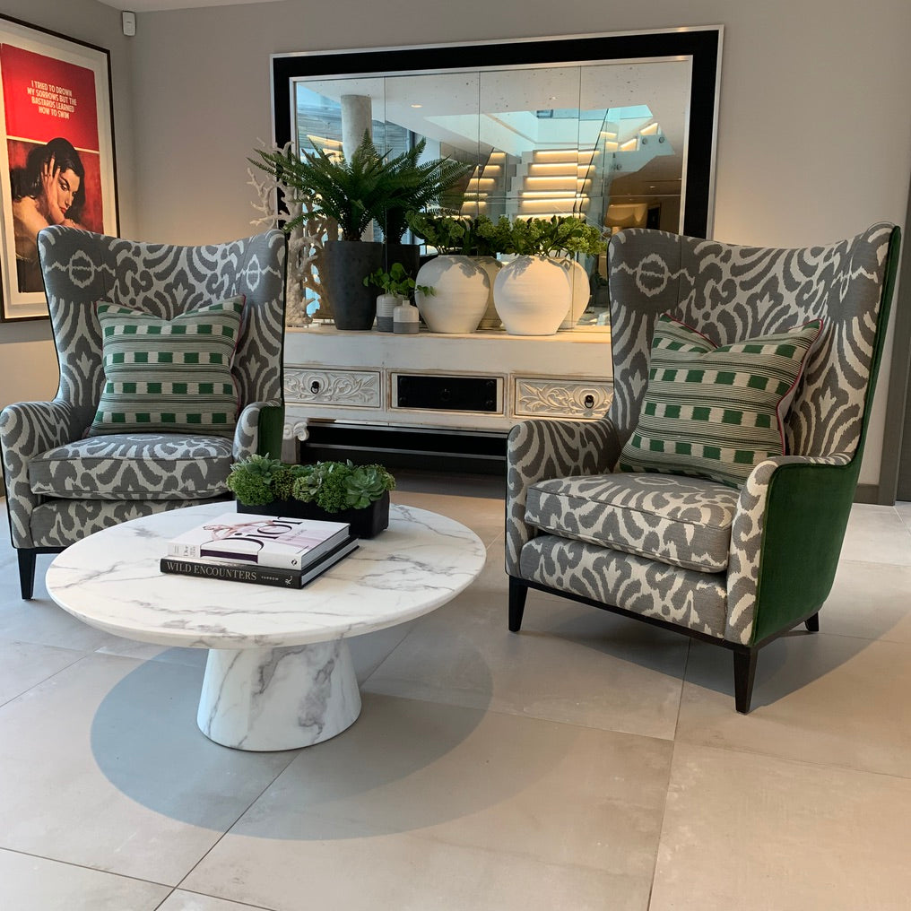 LISELLE WING CHAIR - LARGE