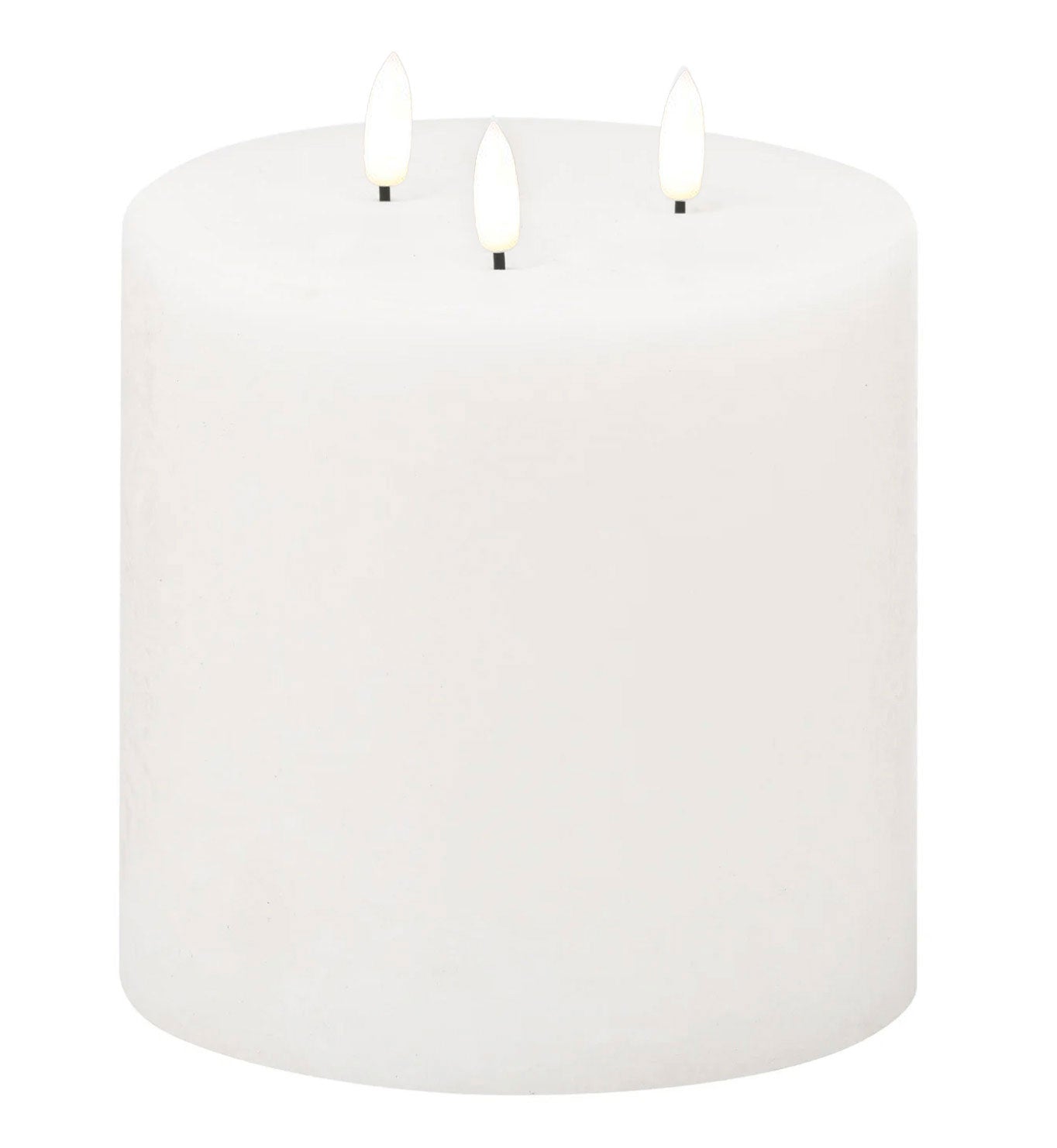 NATURAL LED WAX CANDLE 6x6