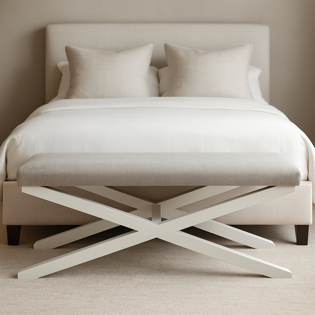NEVER A CROSS WORD - END OF BED SEAT