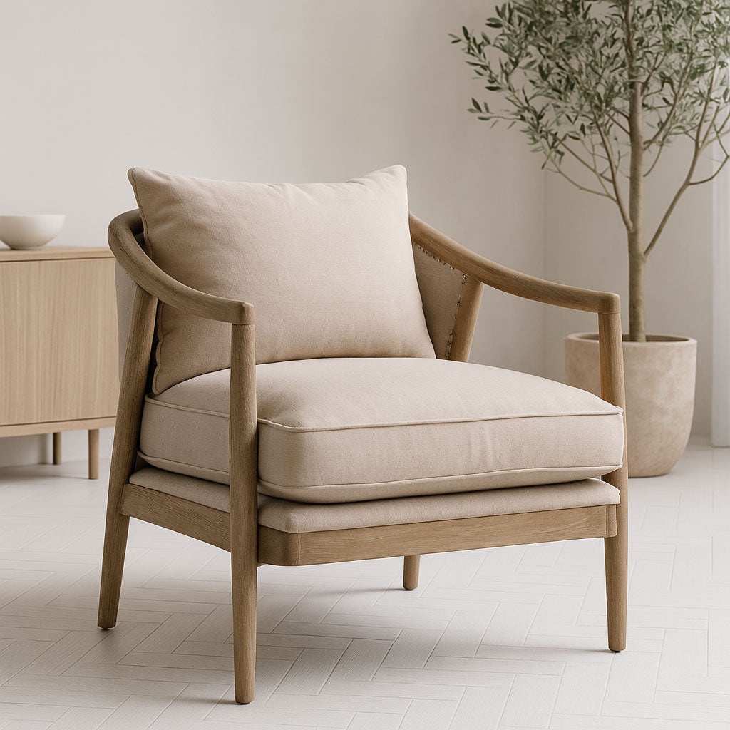 OSLO OCCASIONAL CHAIR - NATURAL