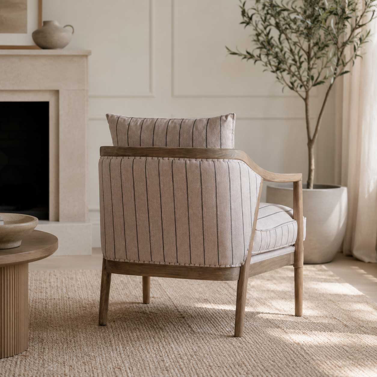 OSLO OCCASIONAL CHAIR - STRIPE
