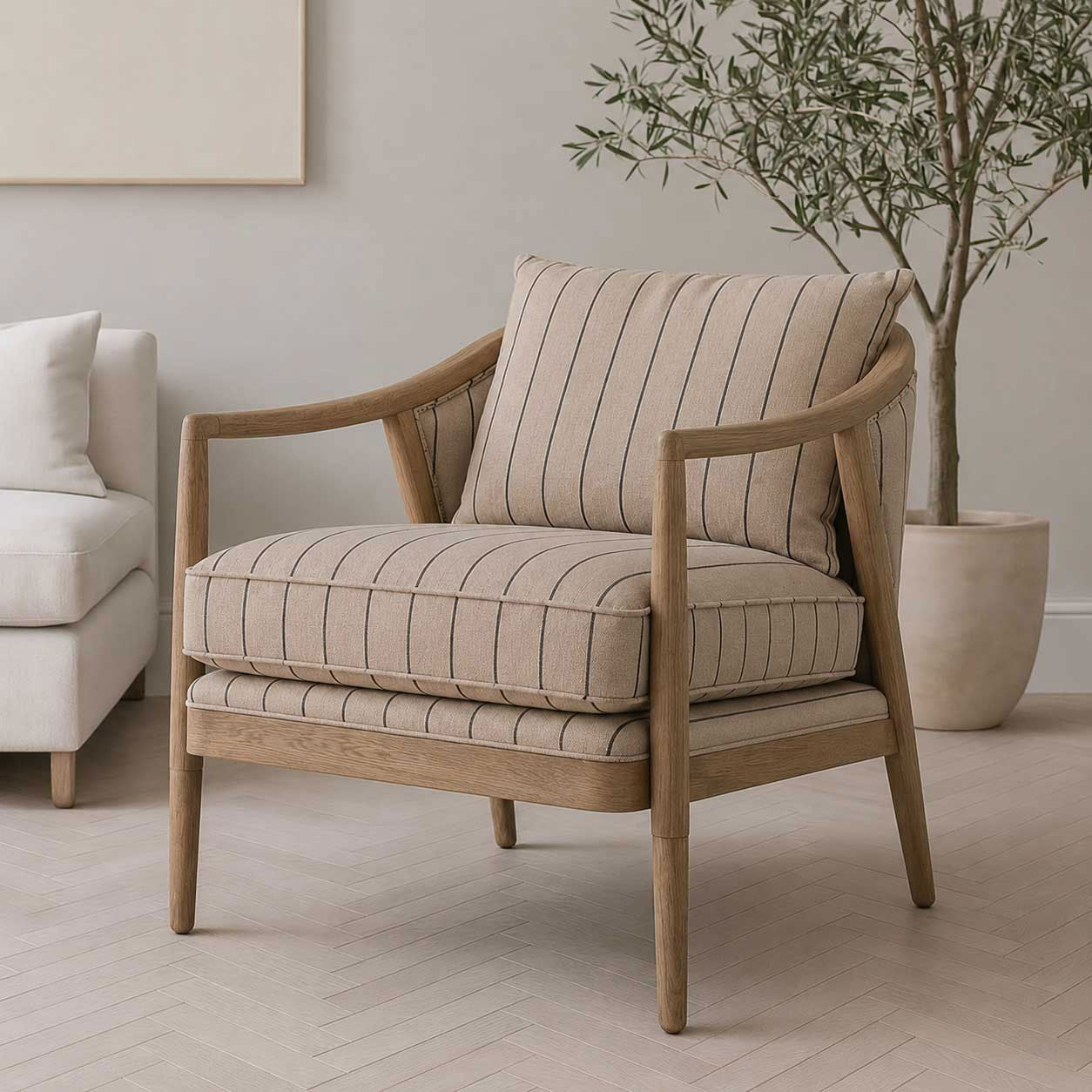 OSLO OCCASIONAL CHAIR - STRIPE