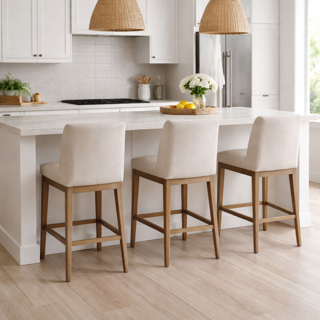 PIPPIN BARSTOOL - IVORY