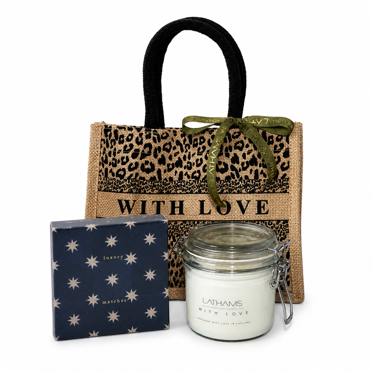 HAMPER - WITH LOVE CANDLE SET