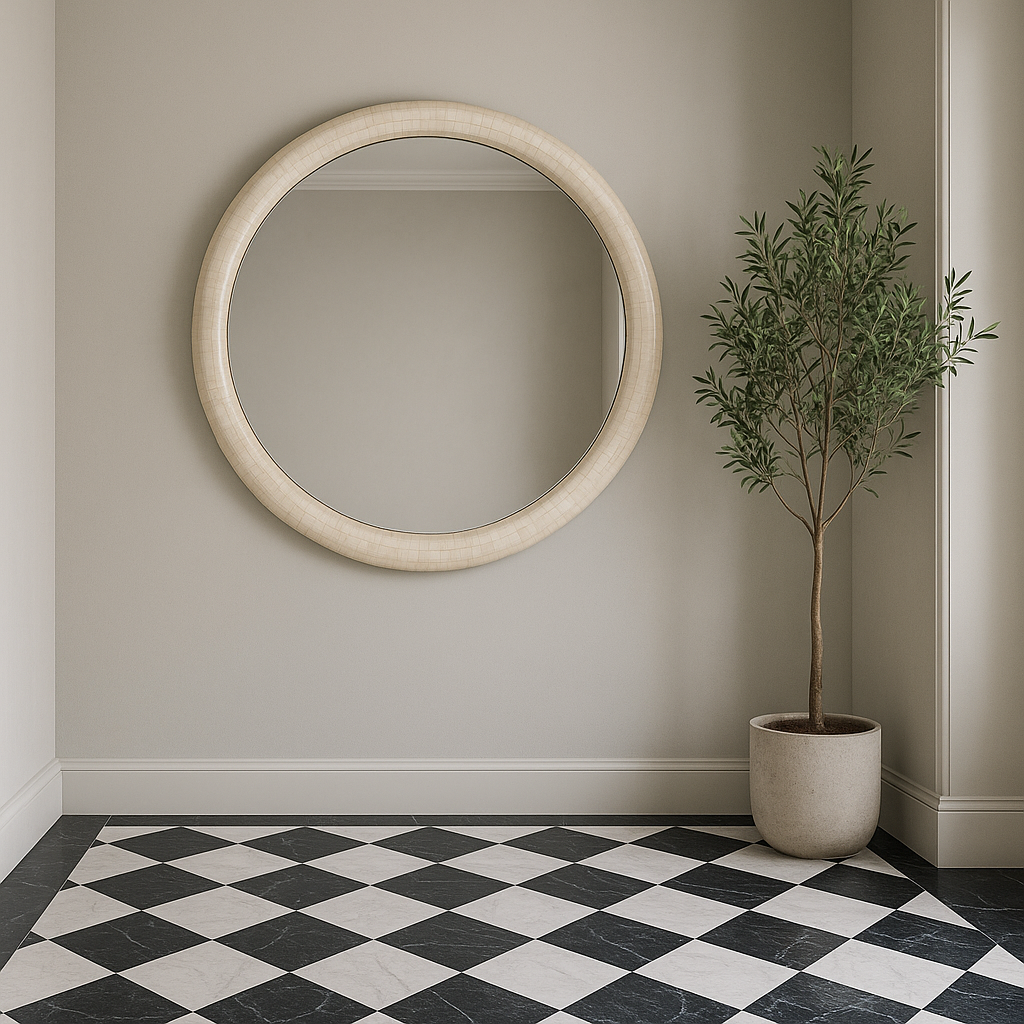 ROUND BONE MIRROR