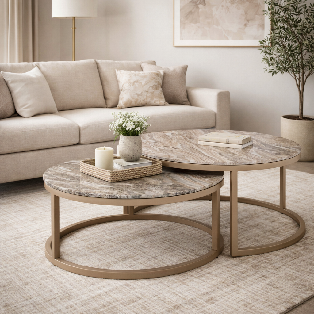 SANDSTORM COFFEE TABLE - SET OF 2