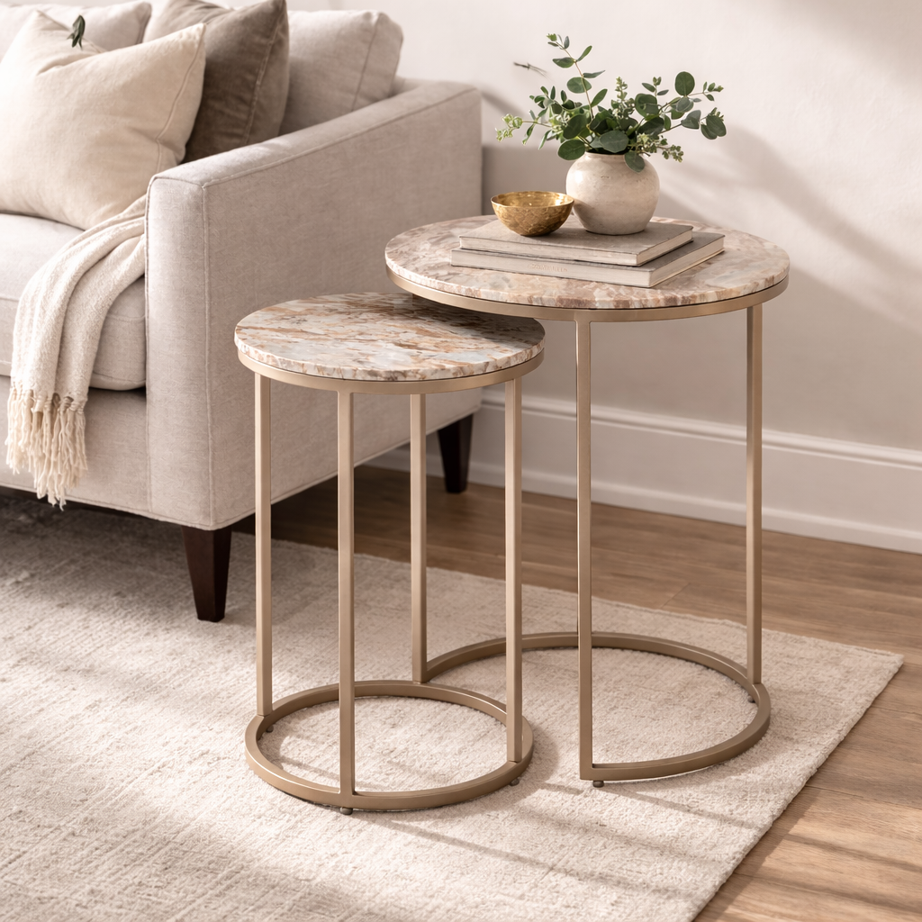 SANDSTORM SIDE TABLE - SET OF 2