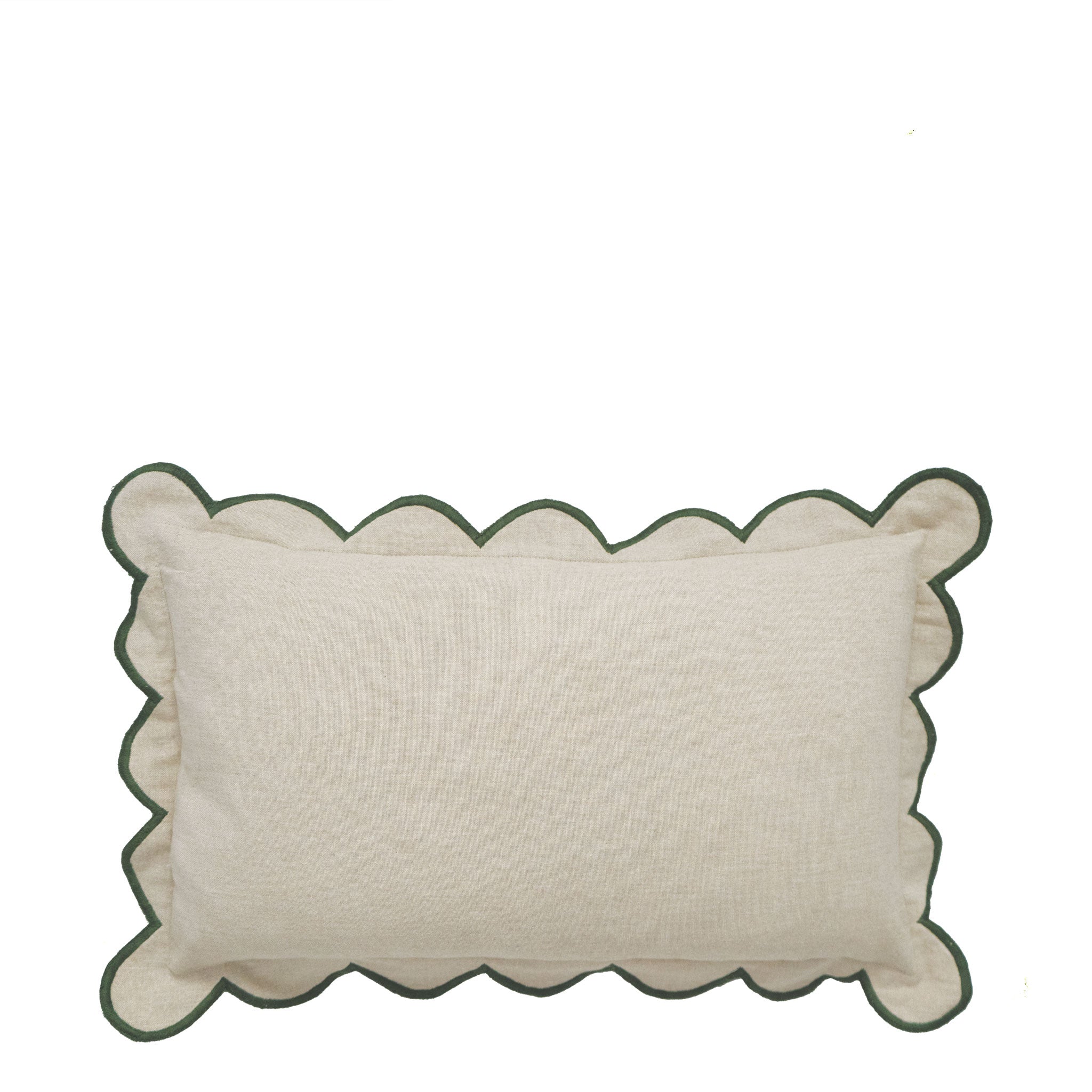 SCALLOP CUSHION - MOSS