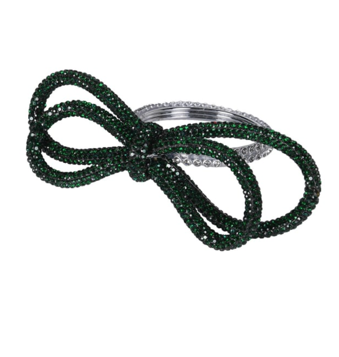 EMERALD BOW NAPKIN RING