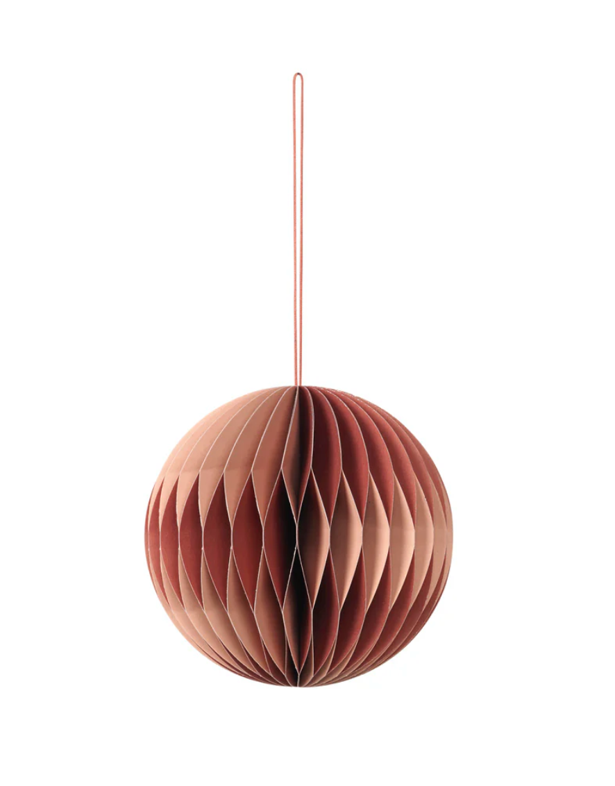 Honeycomb Large Round Blush/Red