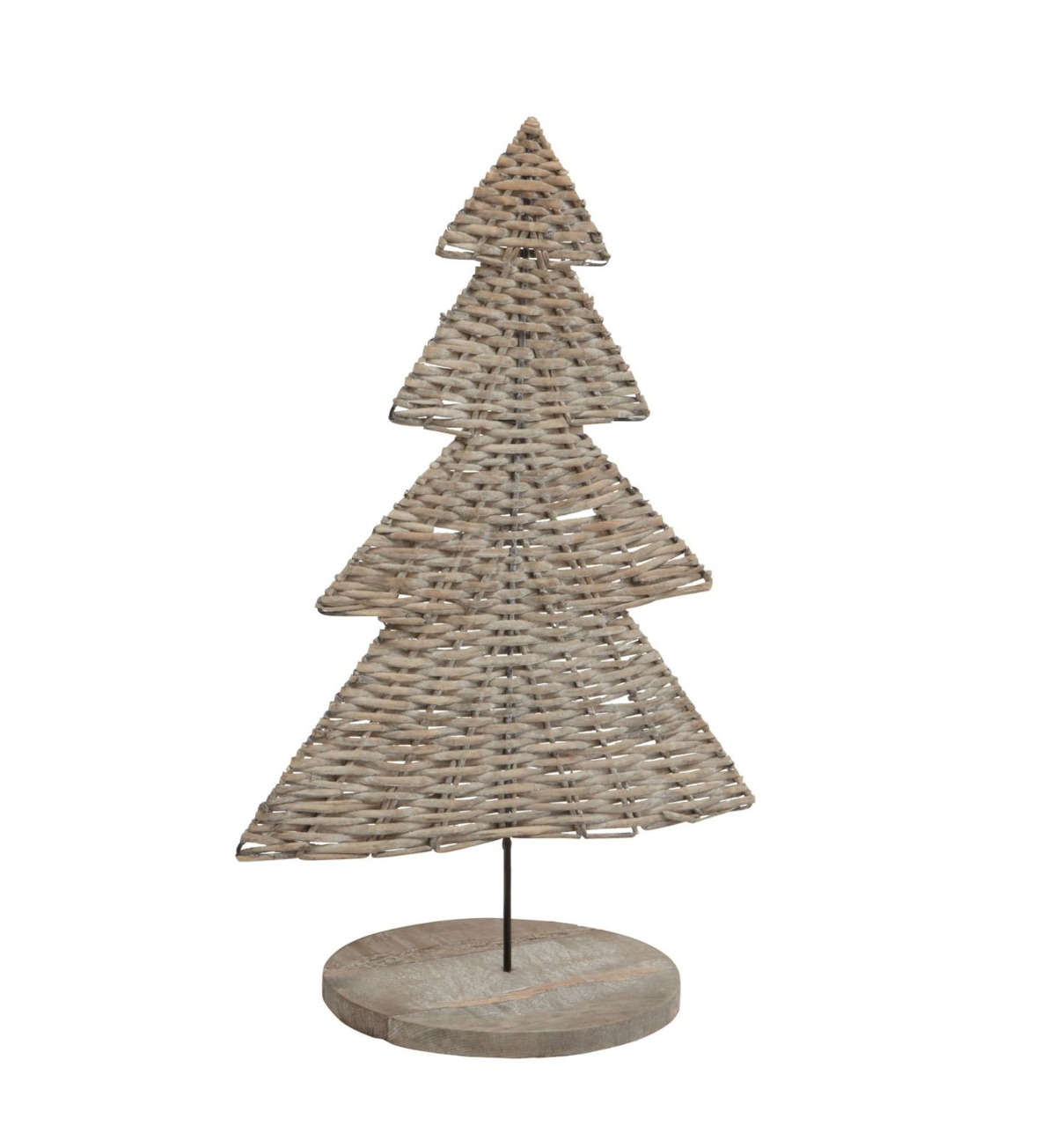 Wicker Tree Ornament - Small