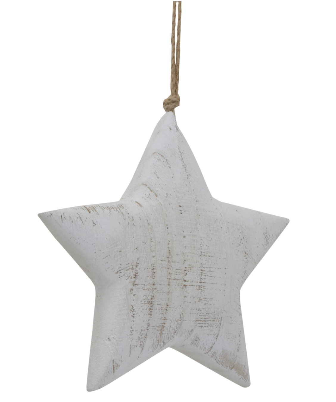 Whitewashed Rustic Hanging Star