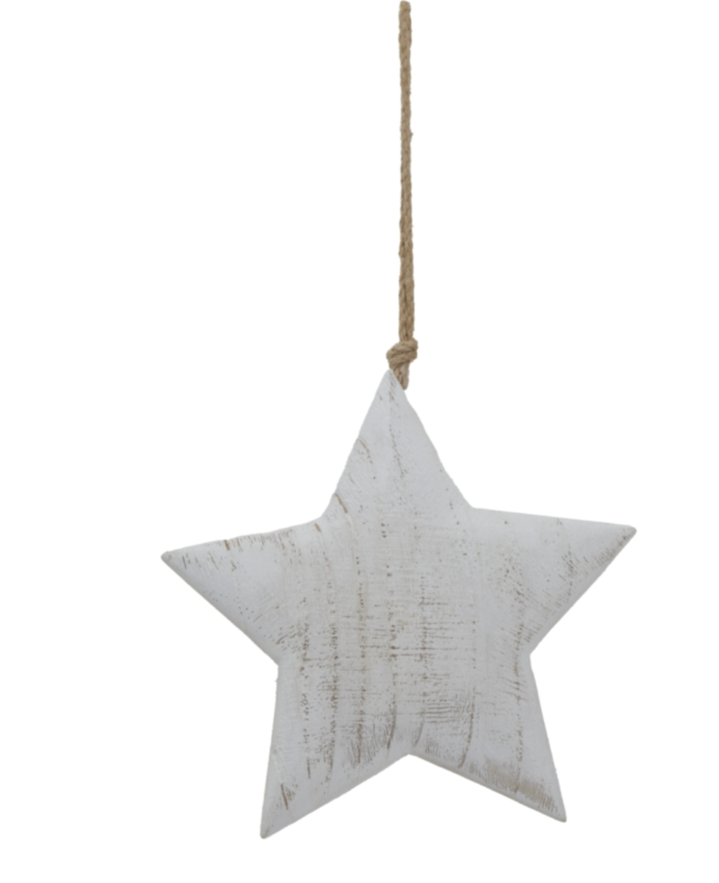 Whitewashed Rustic Hanging Star