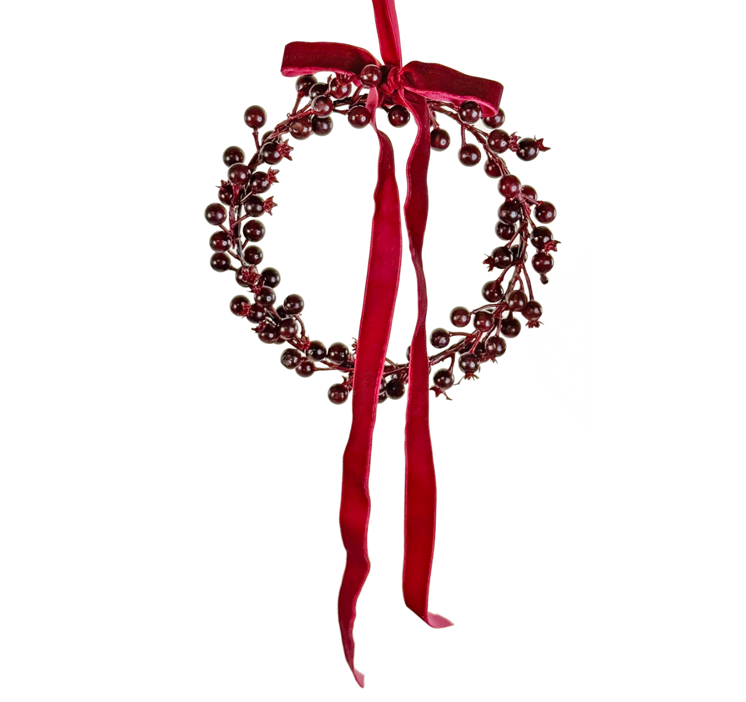Berry Ring with Red bow