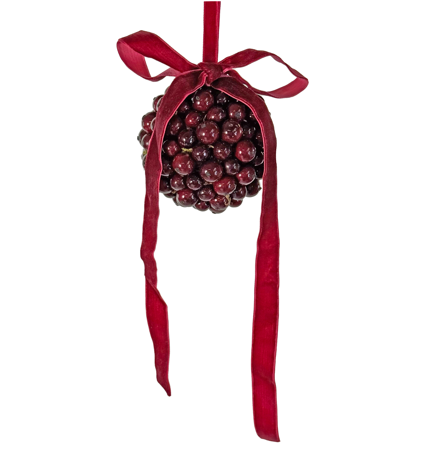 Berry Ball With Red Bow