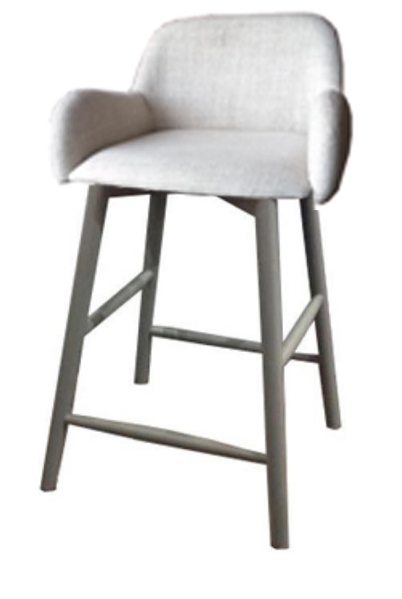 SUPPER CLUB BAR STOOL - BISCUIT