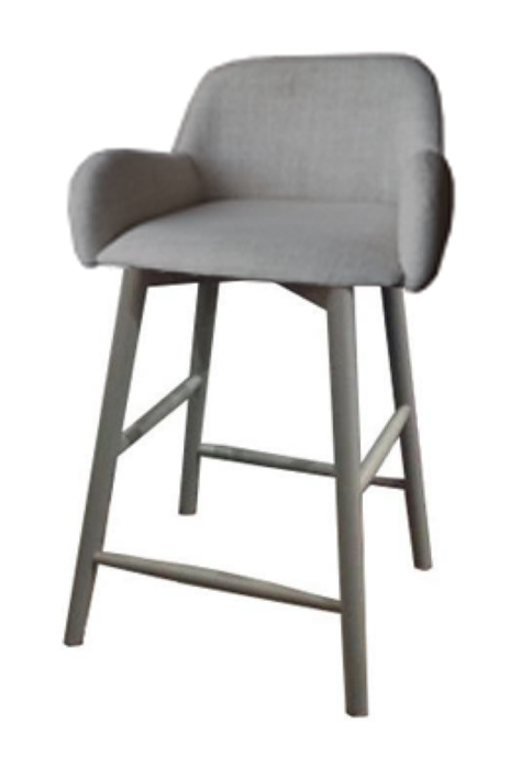 SUPPER CLUB BAR STOOL - MID GREY