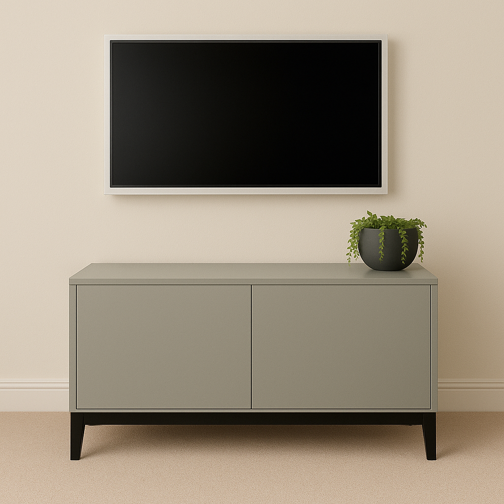 THE LOVER TV UNIT - PLAIN DOORS