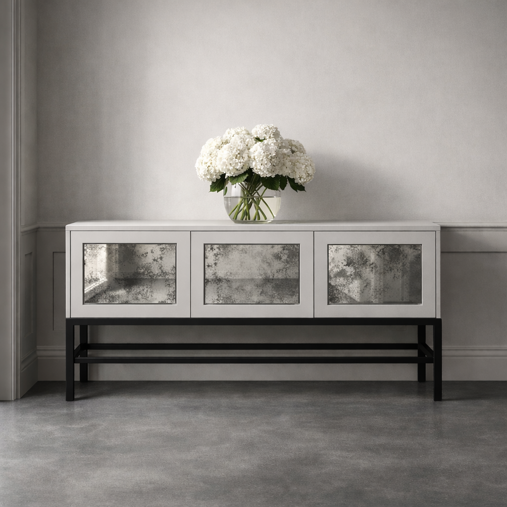 THE LOVER SIDEBOARD - ANTIQUE MIRRORED DOORS