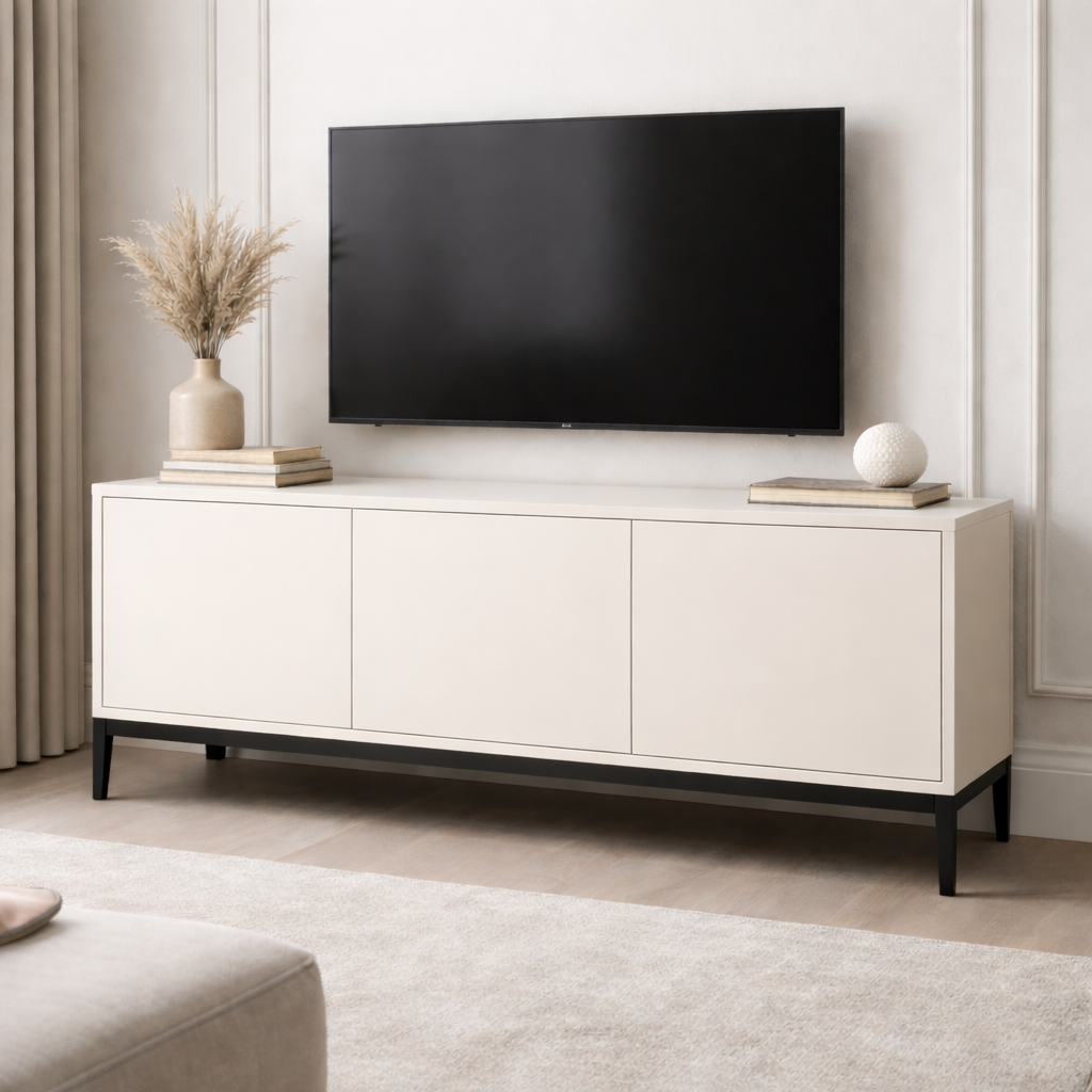 THE LOVER TV UNIT - PLAIN DOORS