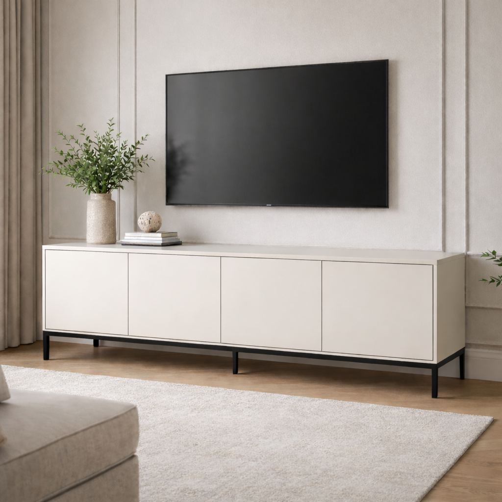 THE LOVER TV UNIT - PLAIN DOORS