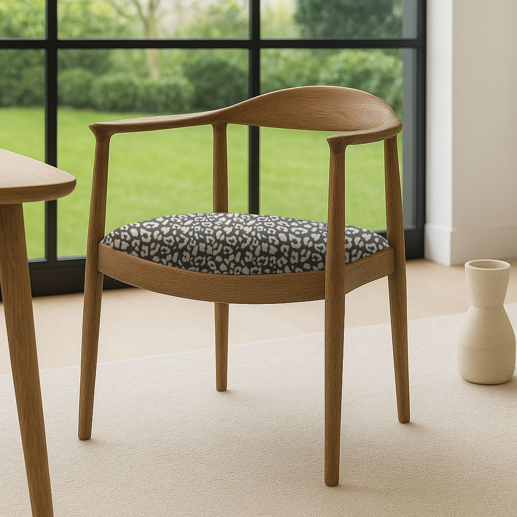 THE PALM DINING CHAIR - SLATE