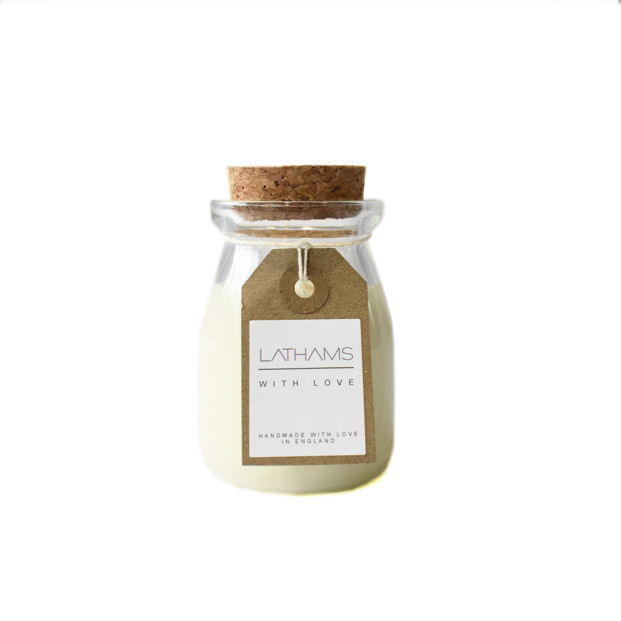 WITH LOVE - SMALL MILK BOTTLE CANDLE