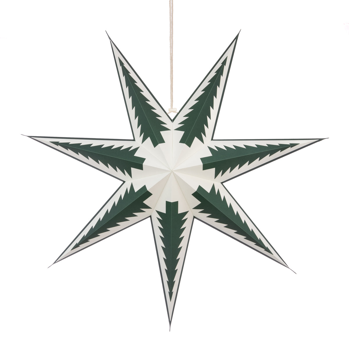 Paper Star With Trees 60cm