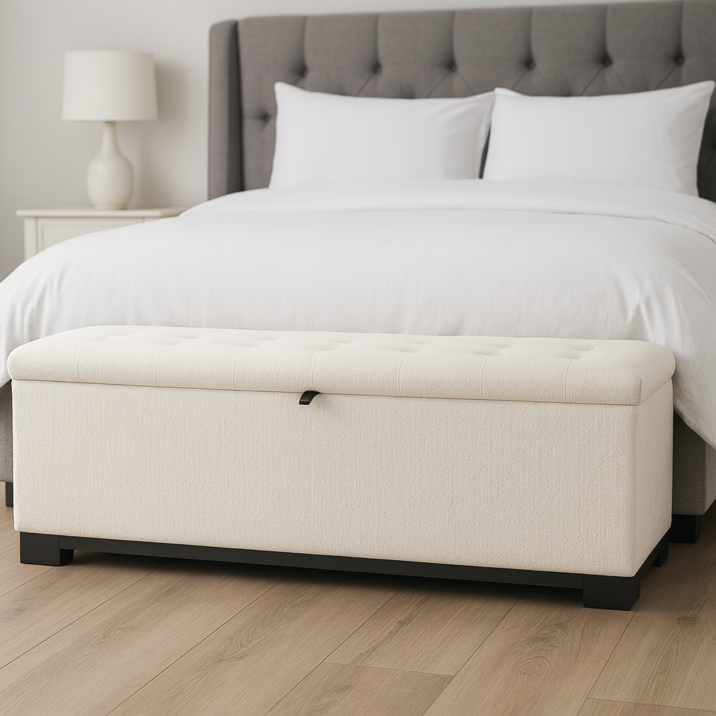 YOU COMPLETE ME - END OF BED SEAT WITH STORAGE