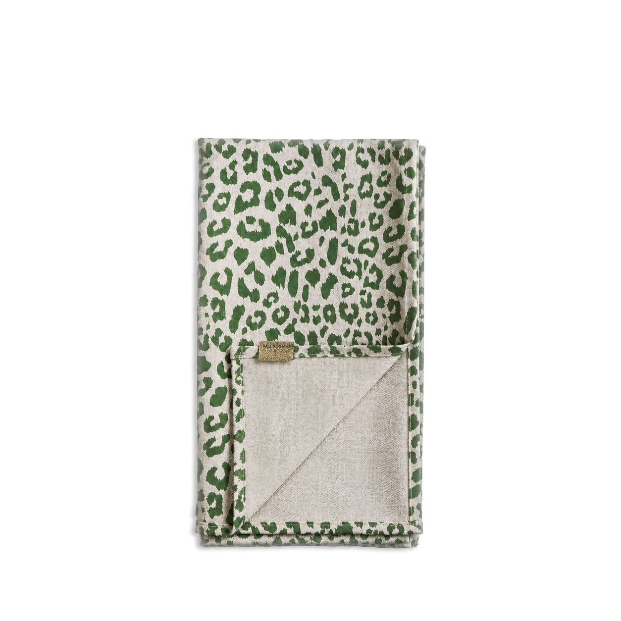 GREEN LEOPARD TABLE RUNNER - SMALL