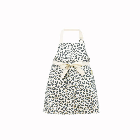 LEOPARD APRON GREY - CHILD