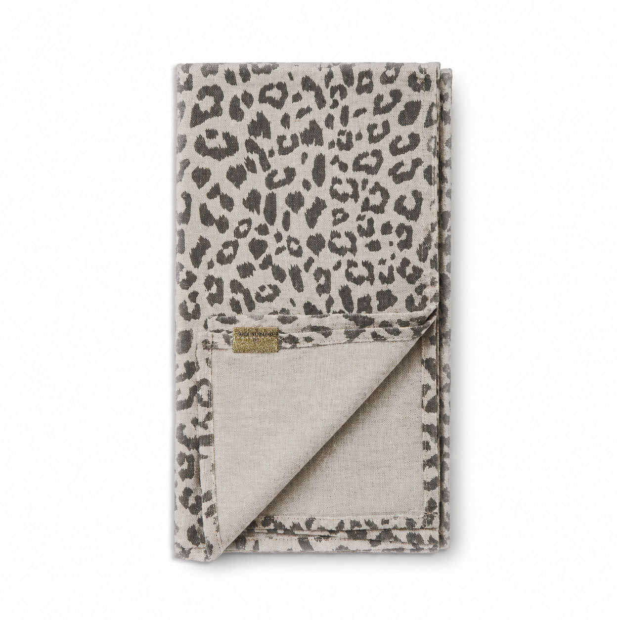 GREY LEOPARD TABLE RUNNER - LARGE