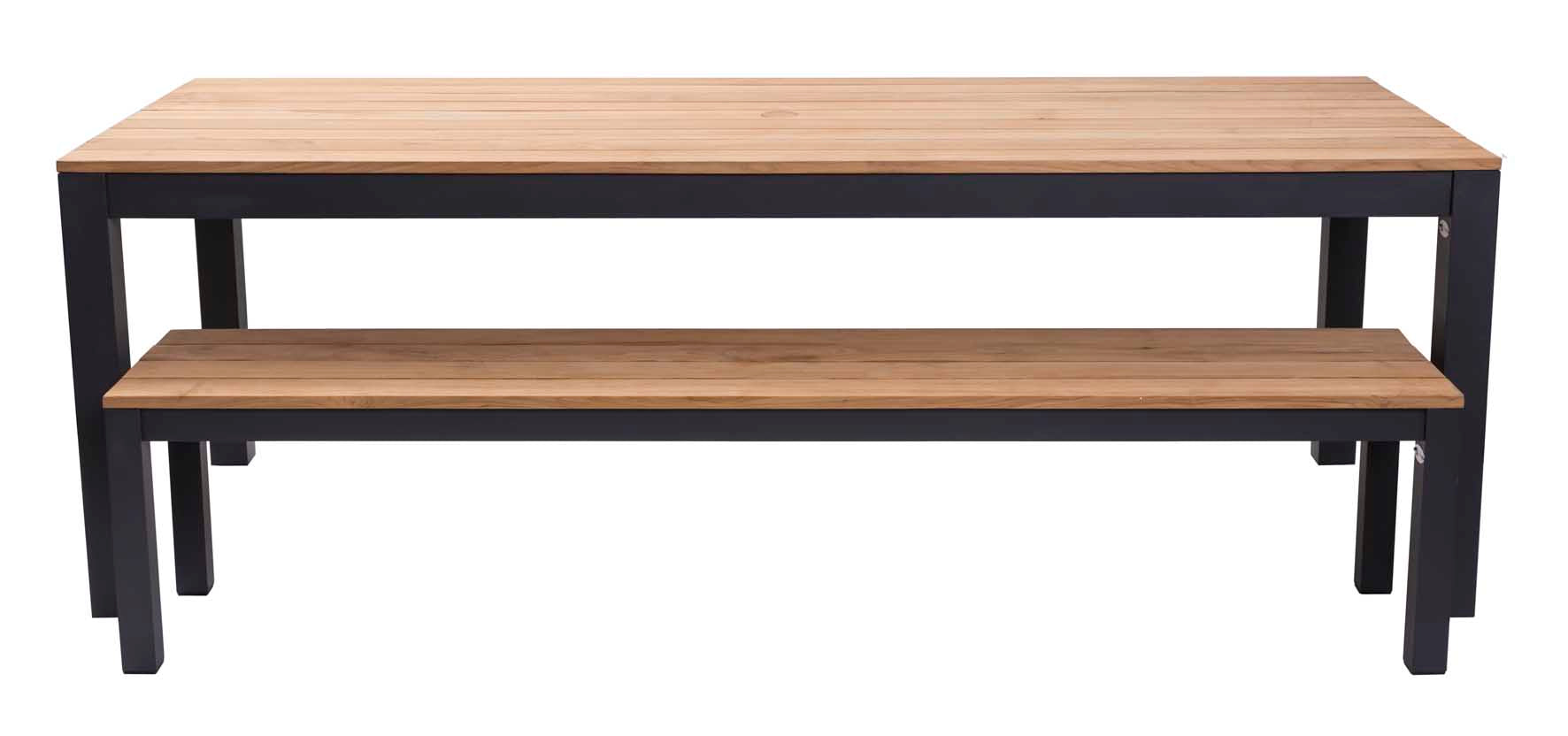MORE THE MERRIER BENCH - ANTHRACITE