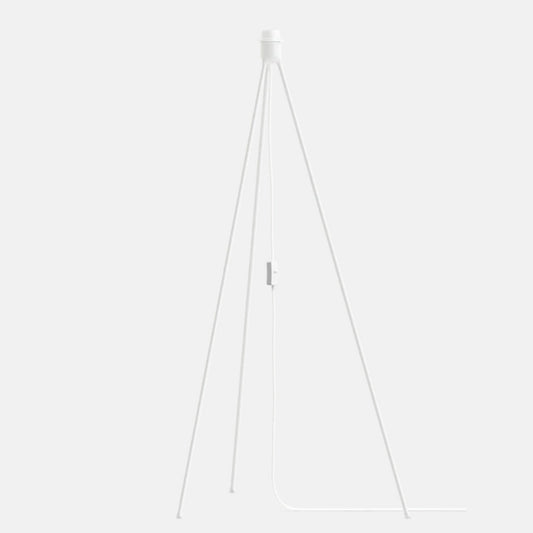 TRIPOD FLOOR LAMP BASE WHITE